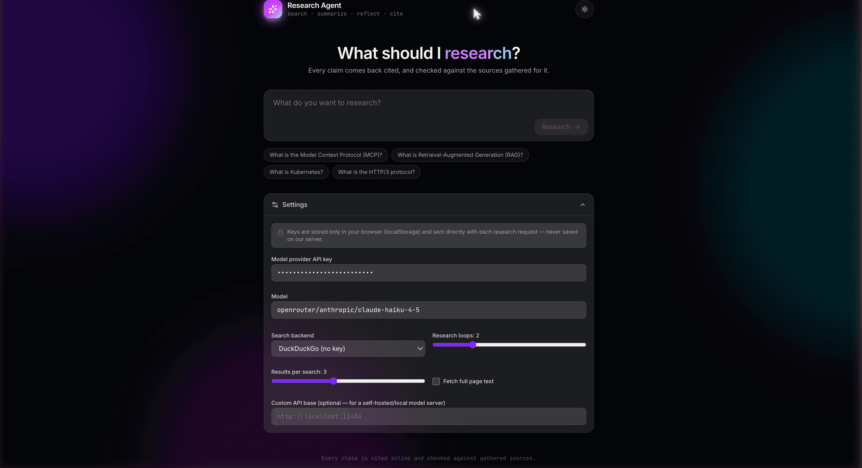 Ask a question